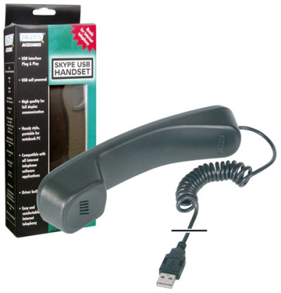 CORNETTA TELEFONICA USB X USO VOIP E SKYPE (DA-70772)