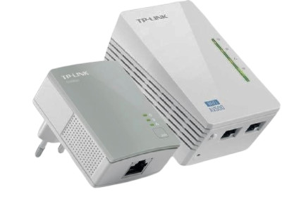 KIT ADATTATORE DI RETE POWERLINE TL-WPA4220KIT 300 MBPS WIRELESS