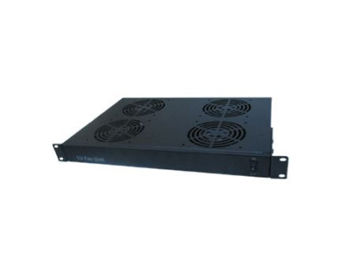CASSETTO VENTILANTE 19" - 4 VENTOLE 1U NERO (VC900401U04V)