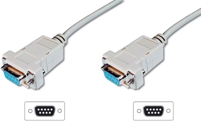 CAVO SERIALE NULL MODEM 9 POLI SUB-D F/F 2MT (LP120)