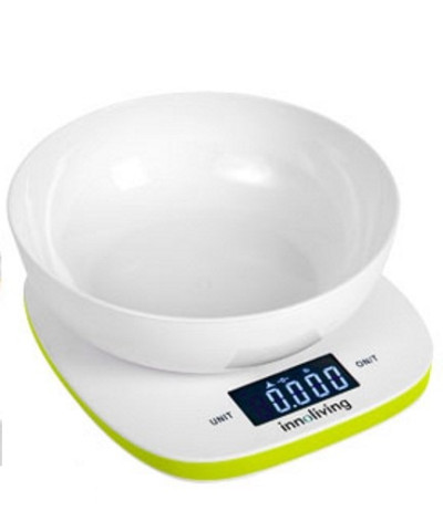 BILANCIA DIGITALE DA CUCINA INN-132Y CON CIOTOLA IN PLASTICA