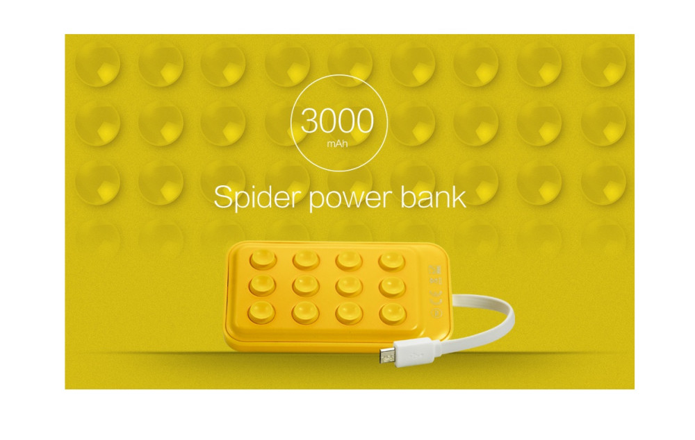 POWER BANK 3000 MAH (M-PBSP30YB) GIALLO