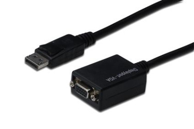 ADATTATORE CAVO DISPLAY PORT DP-VGA 15CM. (AK-340403-001-S)