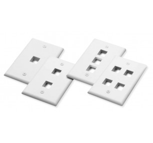 PLACCA 503 BIANCA PER 2 KEYSTONE (NW-FP503-2WH)