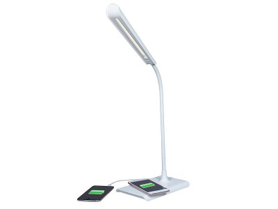 LAMPADA DA TAVOLO LED USB WIRELESS CHARGER (M-LAMWC1)