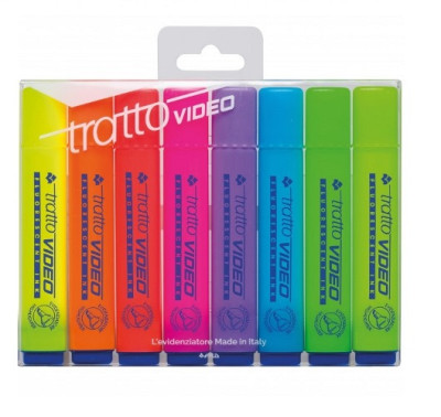 EVIDENZIATORE MULTICOLORE (8 PEZZI) (F8302)