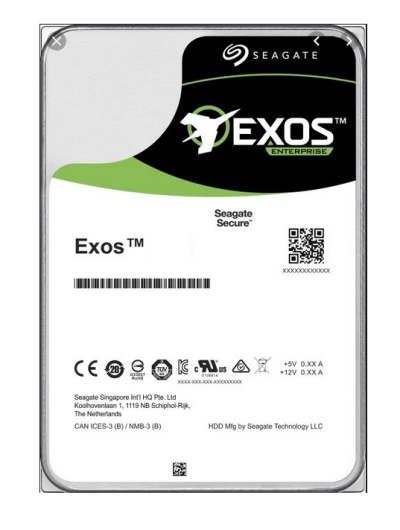 HARD DISK 18 TB EXOS X18 SATA 3 3.5" NAS (ST18000NM000J)