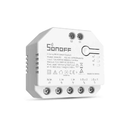 SWITCH INTERRUTTORE DUAL R3 LITE SMART - SWITCH WIFI INTELLIGENTE PER TAPPARELLE