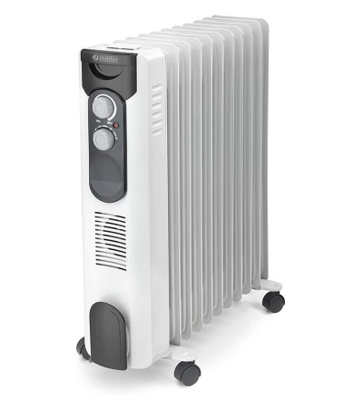 RADIATORE AD OLIO CALDORAD 11 STUFETTA ELETTRICA - INTERNO 2500W - BIANCO