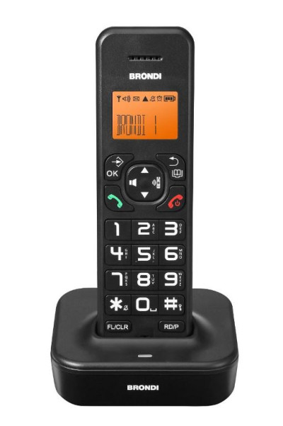 TELEFONO CORDLESS BRAVO STAR NERO