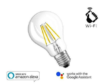 LAMPADA LED SMART EE-7WE27 BIANCO E27 CCT DIMMERABILE WIFI - ALEXA E GOOGLE HOME