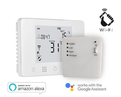 CRONOTERMOSTATO DIGITALE XH-CTB WI-FI CON RICEVITORE RF