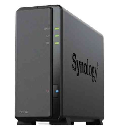 NAS DISKSTATION DS124 NERO 1 VANO