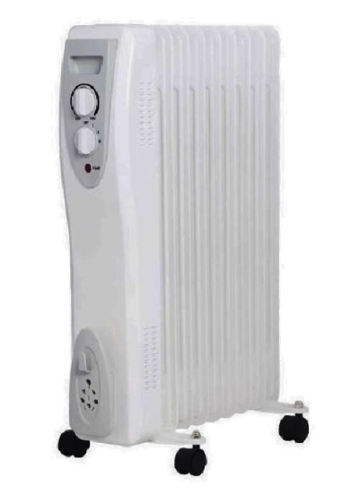 RADIATORE AD OLIO OR2000-9 STUFA ELETTRICA - INTERNO 9 ELEMENTI 2000W - BIANCO