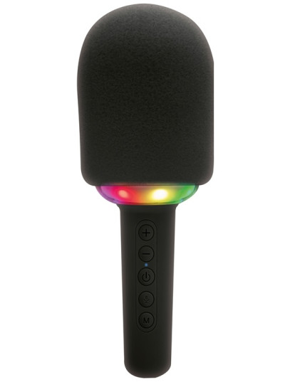 MICROFONO KARAOKE CON EFFETTI LUCE SNG N - NERO