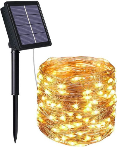 STRISCIA LED 100 STRIP 10MT CALDA LUCE SOLARE (F0-11-17)