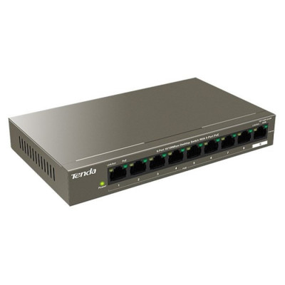 SWITCH RETE 9 PORTE 10/100 - 8 PORTE POE (TEF1109P-8-63W)