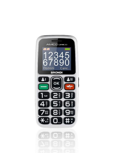 CELLULARE AMICO UNICO DUAL SIM BIANCO