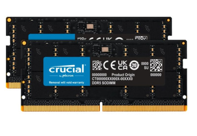 MEMORIA SO-DDR5 64 GB PC4800 (2X32) (CT2K32G48C40S5)