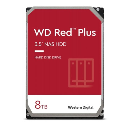 HARD DISK RED PLUS 8 TB SATA 3 3.5" NAS (WD80EFPX)