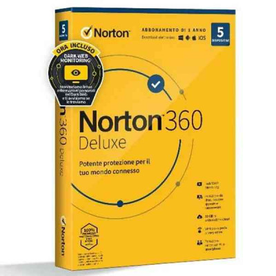 SOFTWARE ANTIVIRUS BOX 360 DELUXE ATTACH - 5 DISPOSITIVI 50GB (FC-21429133)