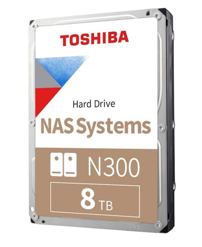 HARD DISK 8 TB N300 SATA 3.5" NAS (HDWG480UZSVA)