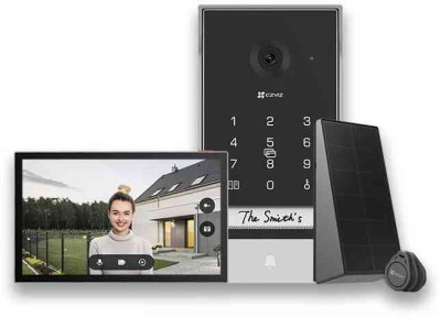 VIDEOCITOFONO SMART TP7 - 2K SCHERMO TOUCH 7" - TASTIERINO + 5 RFID TAG - CONTROLLO REMOTO - RILEVAMENTO MOVIMENTO (EZVCSTP7)