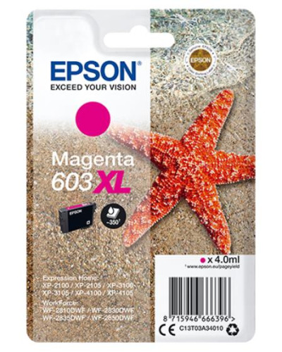 CARTUCCIA ORIGINALE N.603XL (C13T03A34010) MAGENTA
