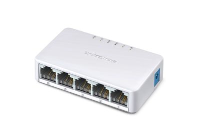 HUB SWITCH RETE 5 PORTE 10/100 MS-MS105